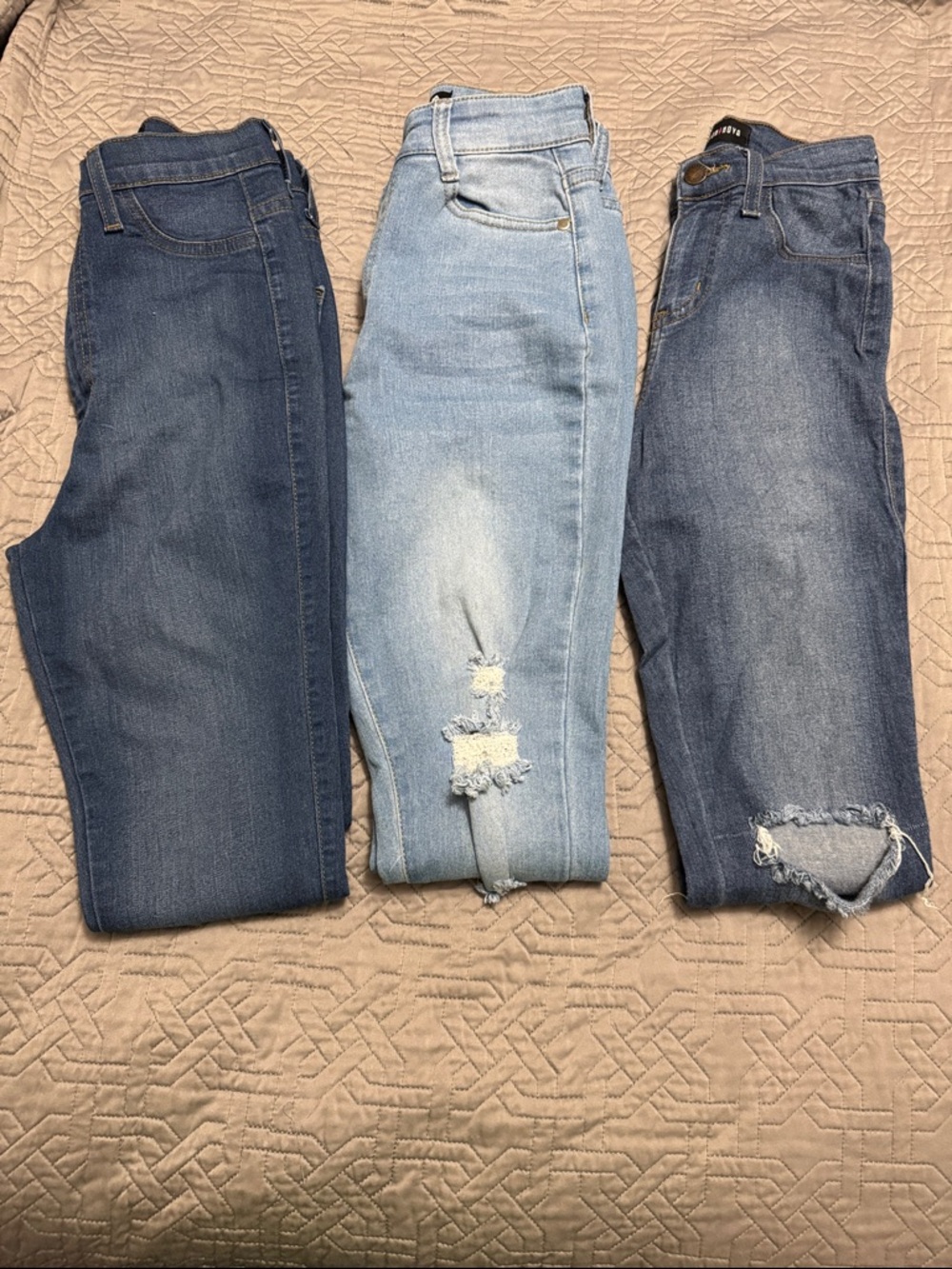 Bundle of 3 High Waist Skinny Jeans